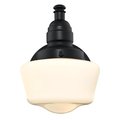 Westinghouse Fixture Wall Outdoor 60W Eddystone, Textured Black White Opal Glass 6314300